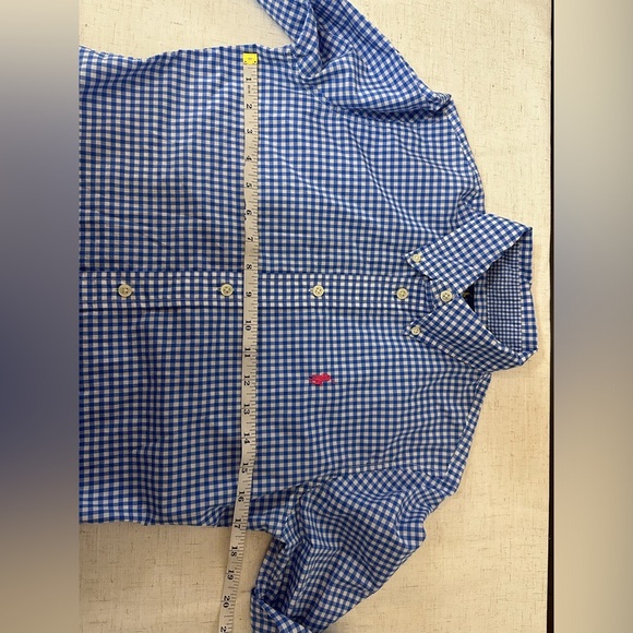 Polo by Ralph Lauren Blue Button Down Shirt Classic Gingham - Picture 5 of 6